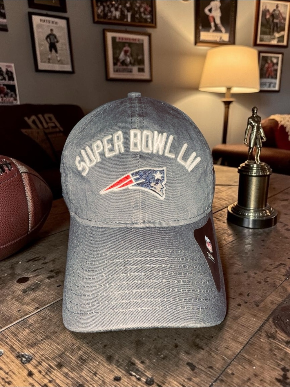 NEW ENGLAND PATRIOTS SUPER BOWL NEW ERA BRAND ADJUSTABLE HAT CAP